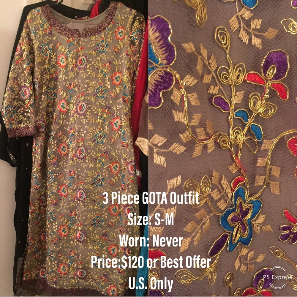 Pakistani / Indian Gota Shalwar Kameez